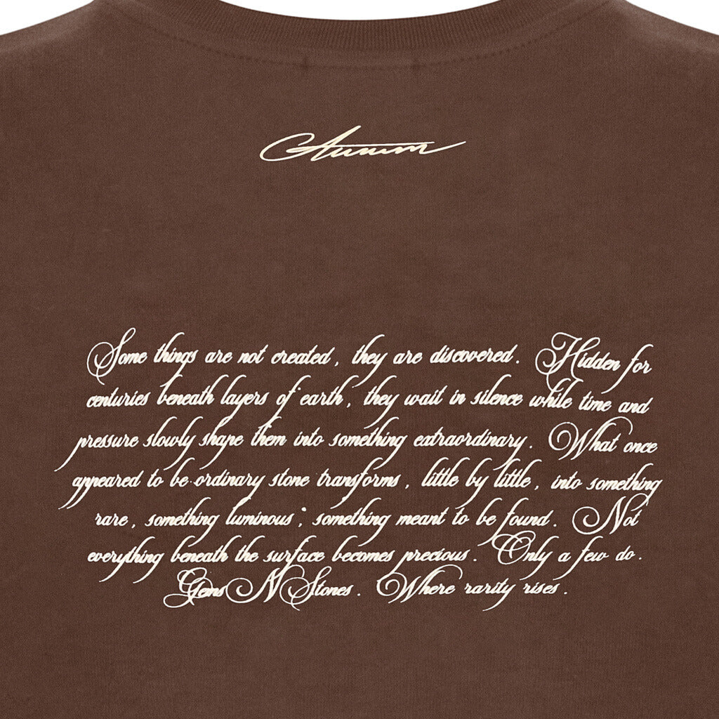 AURUM GEMS SLIM BABY TEE CAFE