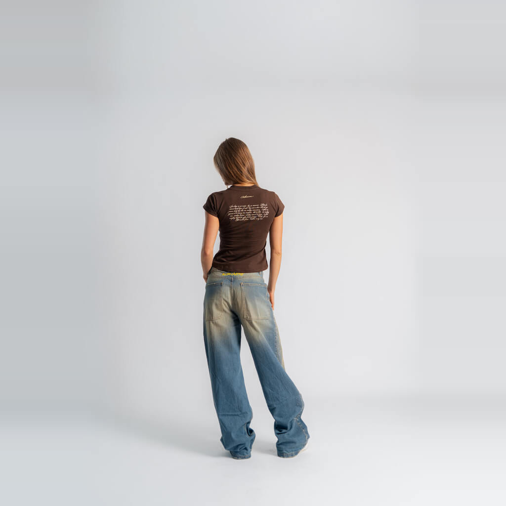 AURUM GEMS SLIM BABY TEE CAFE