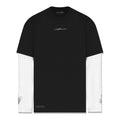 AURUM GEMS & STONES DOUBLE GEMS CAMISETA OVERSIZED NEGRA
