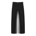 AURUM GEMS & STONES BLACK GEMS FLARED JEANS NEGROS