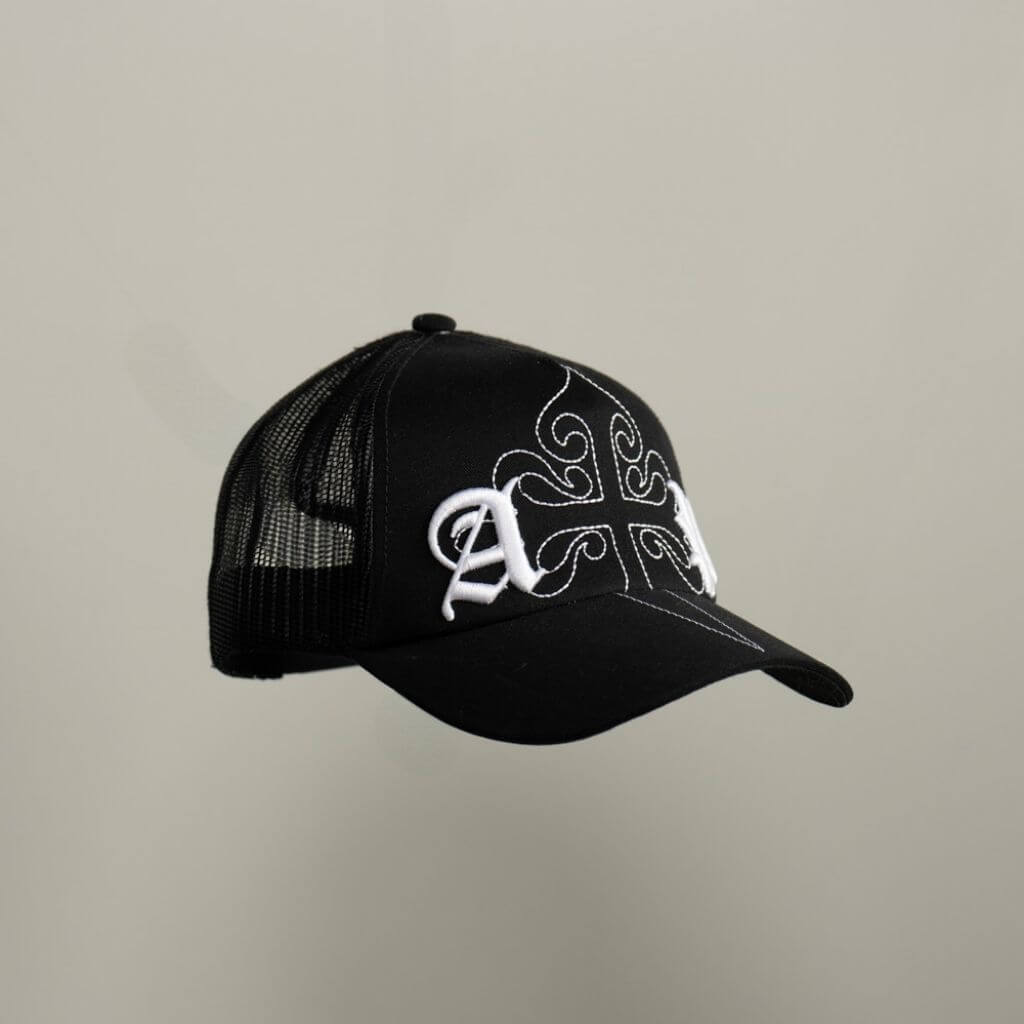AP CROWN FIAT LUX ORATIO GORRA CAMIONERA AJUSTABLE TRUCKER GRIS