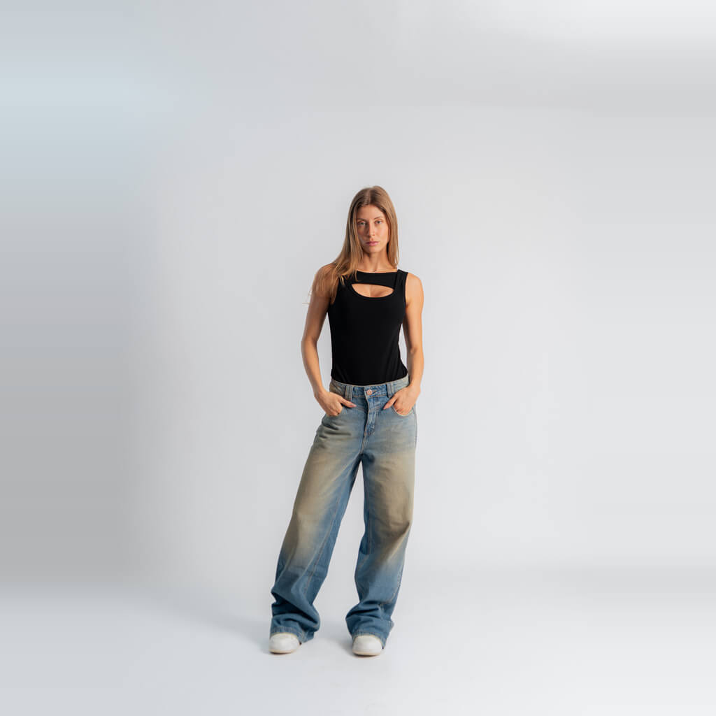 AURUM GEMS BODYSUIT NEGRO