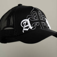 AP CROWN FIAT LUX ORATIO GORRA CAMIONERA AJUSTABLE TRUCKER GRIS