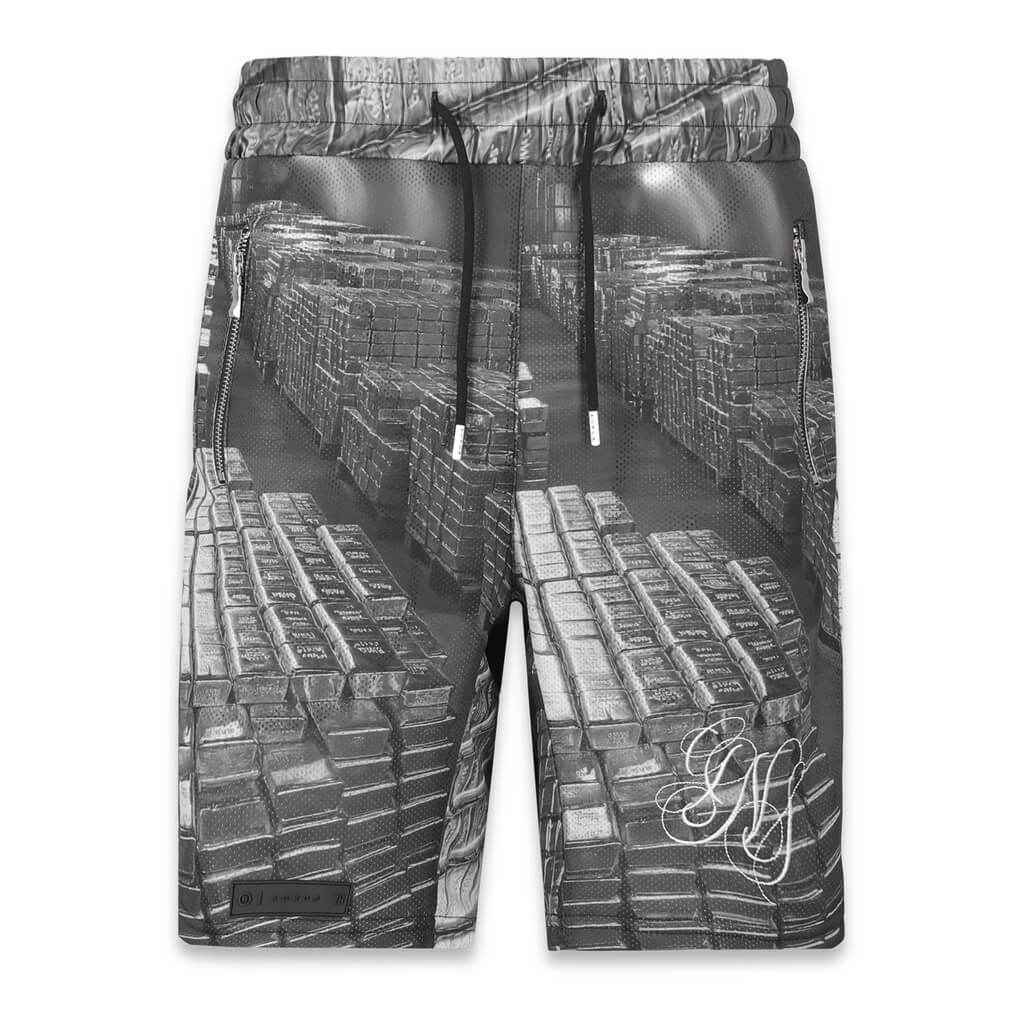 AURUM GEMS & STONES GOLD VAULT SHORTS NEGROS
