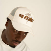 AP CROWN FIAT LUX OFF WHITE GORRA AJUSTABLE ALL OVER BEIGE