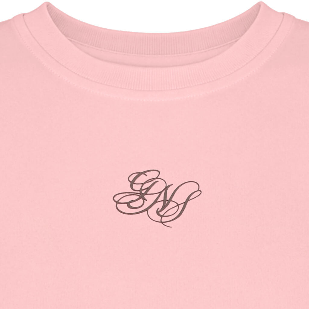 AURUM GEMS PINK G&S SLIM BABY TEE-ROSA