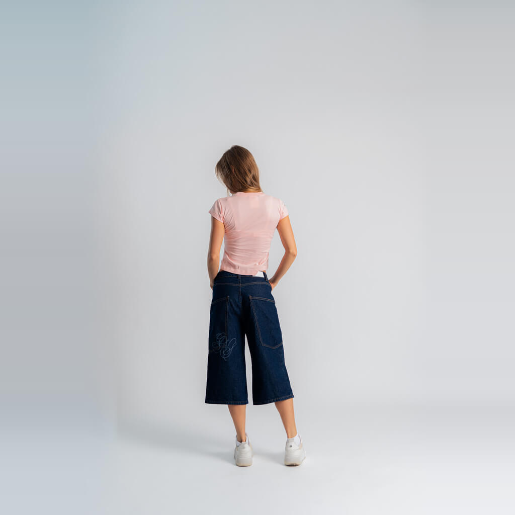 AURUM GEMS PINK G&S SLIM BABY TEE-ROSA