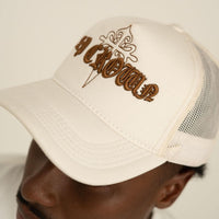 AP CROWN FIAT LUX OFF WHITE GORRA AJUSTABLE ALL OVER BEIGE