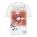 AURUM GEMS & STONES DIAMOND EYE CAMISETA OVERSIZED BLANCA