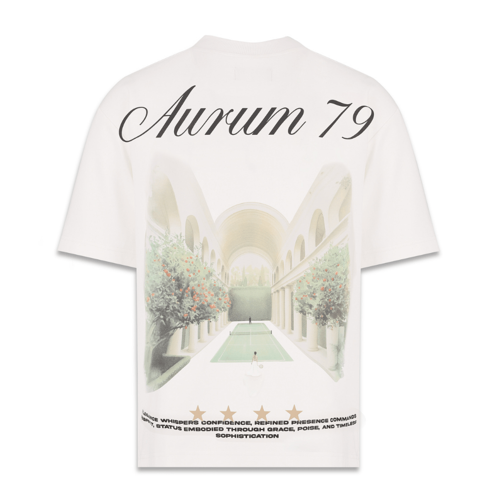 AURUM STARS II WHITE SPORT CAMISETA OVERSIZED BLANCOS
