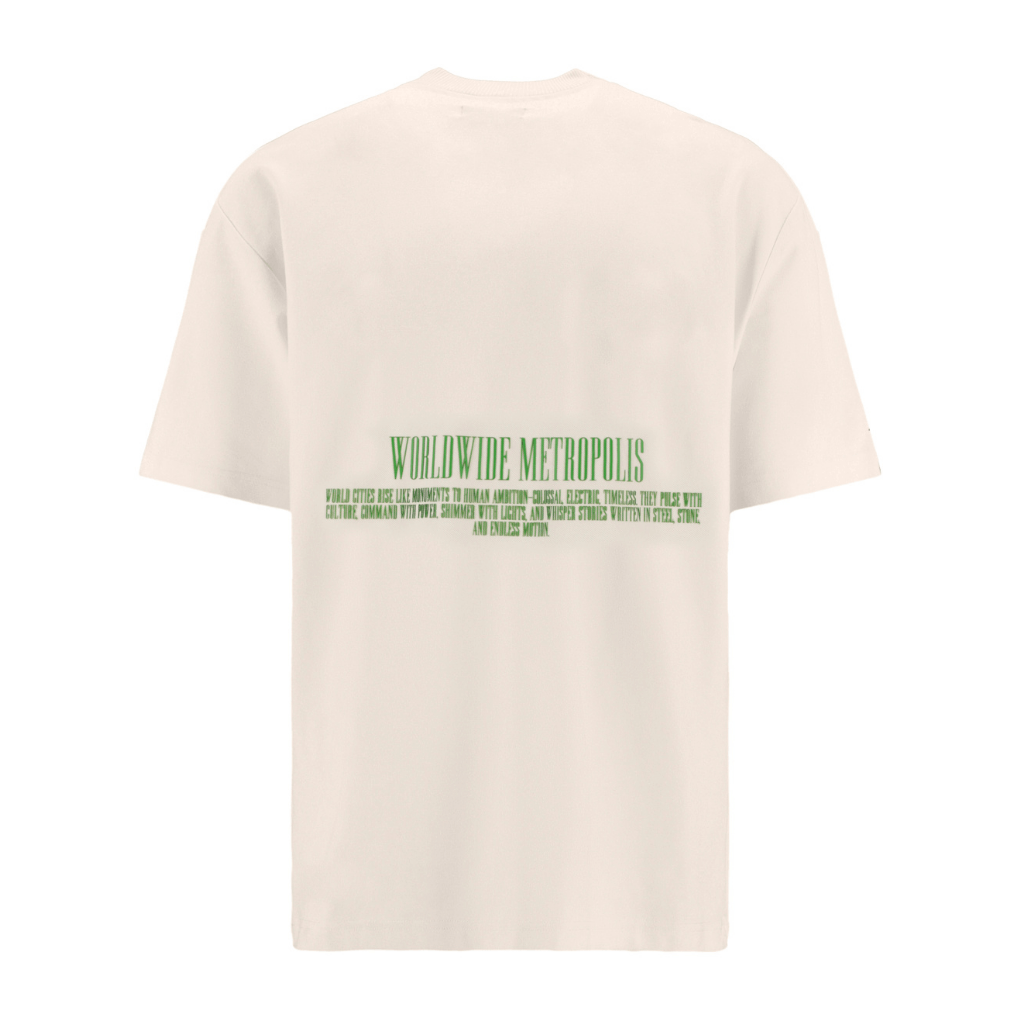 AURUM METROPOLIS III CAPADOCIA CAMISETA OVERSIZED BEIGE