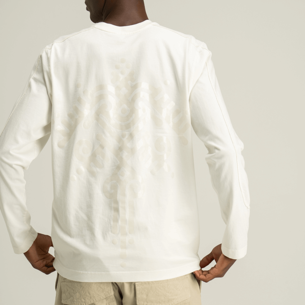 AP CROWN HILOS SAGRADOS LIAH CAMISETA MANGA LARGA REGULAR BLANCA