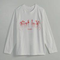 AP CROWN FIAT LUX SANCTUS PULLOVER MANGA LARGA OVERSIZE BEIGE