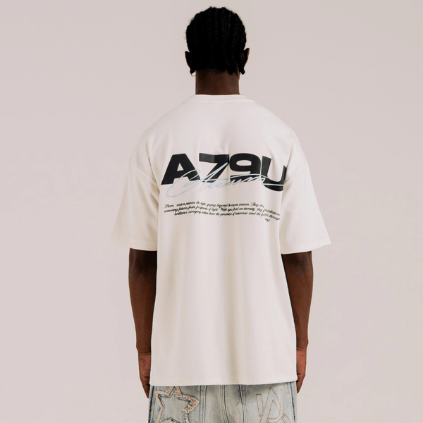 AURUM STARS I WHITE A79U CAMISETA OVERSIZE BLANCA