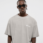 MONOIC TIMELESS V2 CAMISETA  OVERSIZED GRIS DESGASTADO