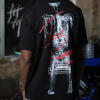 CULTUREWISE TWO STROKE SAINTS CAMISETA REGULAR TRAVIS NEGRA