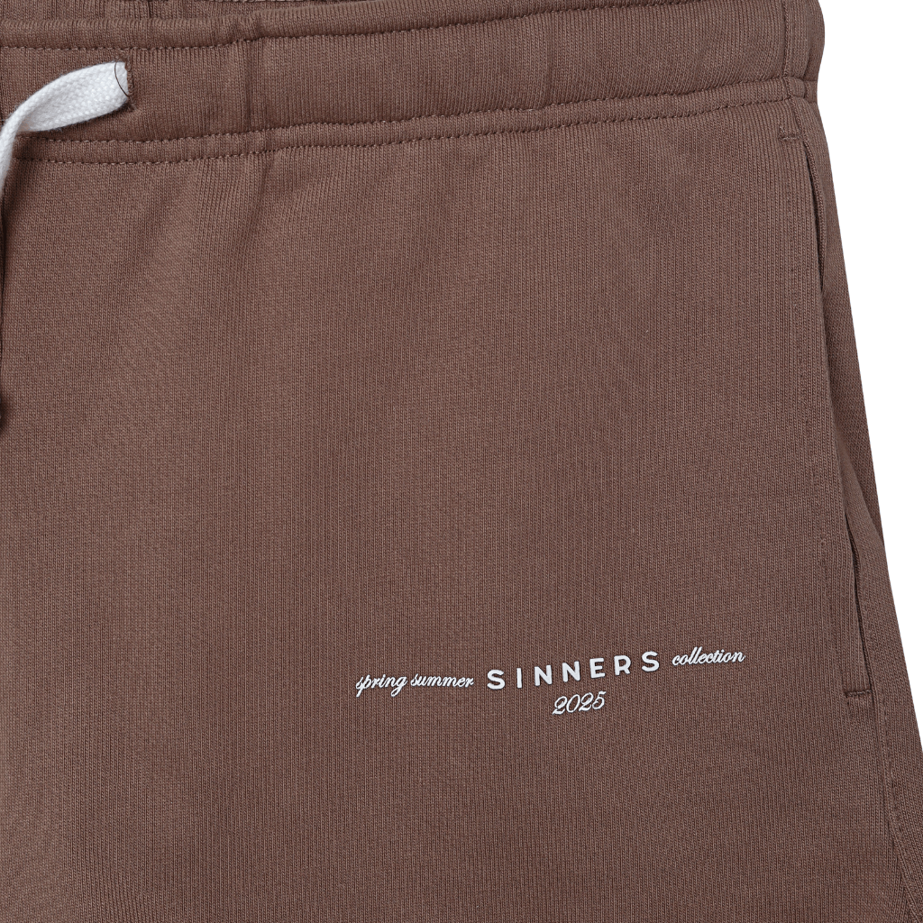 SINNERS GARMENTS SHORTS DE ALGODON CAFE