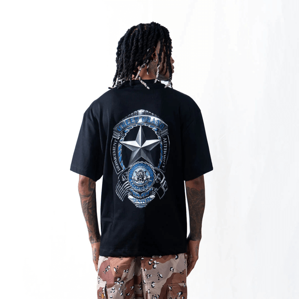 CREEP BRAND CAMISETA OVERSIZE JEFE NEGRA