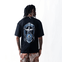 CREEP BRAND CAMISETA OVERSIZE JEFE NEGRA