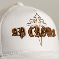 AP CROWN FIAT LUX OFF WHITE GORRA AJUSTABLE ALL OVER BEIGE