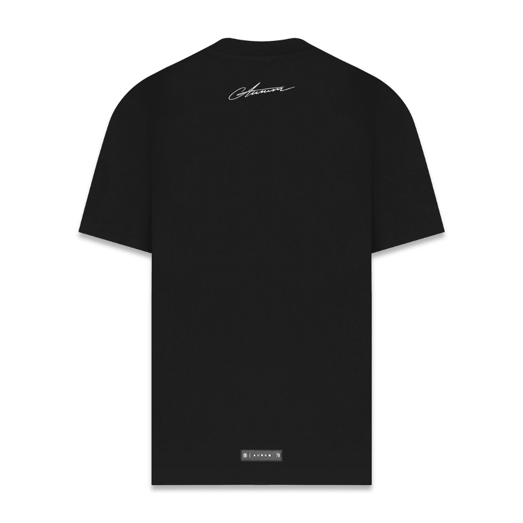 AURUM STARS I AURUM BLACK ON BLACK LINE CAMISETA OVERSIZED NEGRA