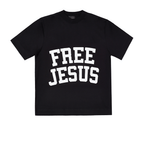 SINNERS FREE JESUS CAMISETA OVERSIZE NEGRA