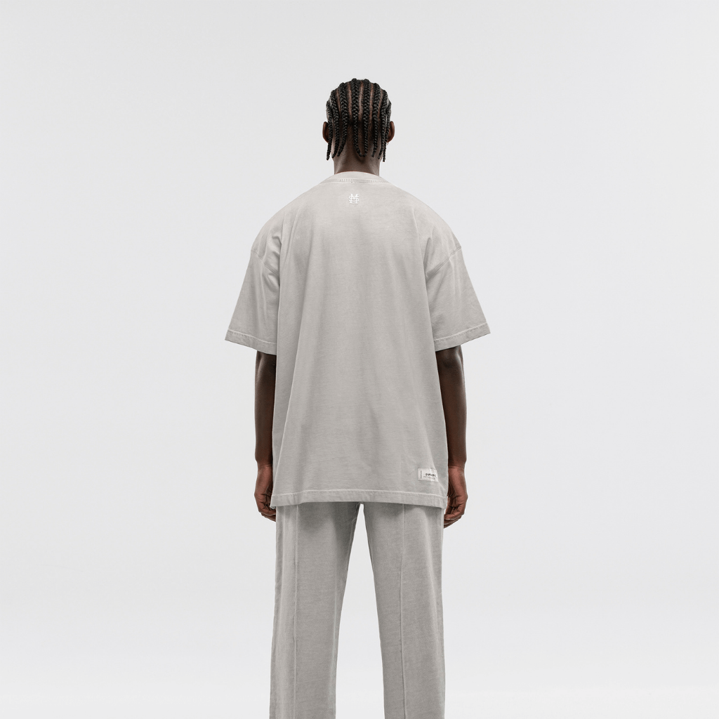 MONOIC TIMELESS V2 CAMISETA  OVERSIZED GRIS DESGASTADO