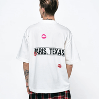 SINNERS SEXUAL FANTASIES PARIS TEXAS CAMISETA OVERSIZE BEIGE