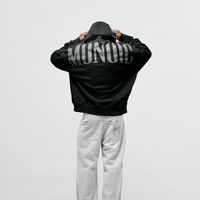 MONOIC TUTTO BENE I HOODIE OMBRA NEGRO OSCURO