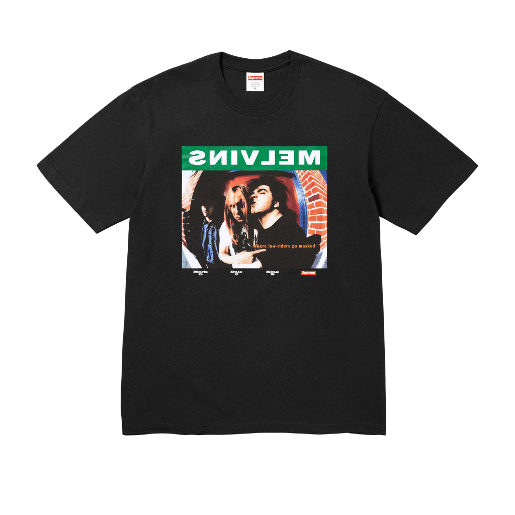 SUPREME MELVINS PRICK CAMISETA NEGRA