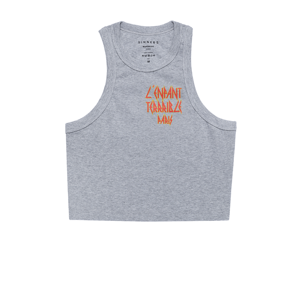 SINNERS ENFANT TERRIBLE TANK TOP MUJER GRIS