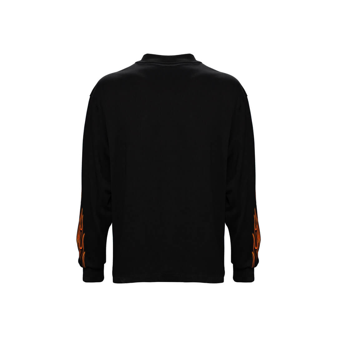 CREEP CAVIAR OVERSIZE CAMISETA MANGA LARGA OVERSIZED NEGRA