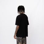CREEP BRAND CAMISETA OVERSIZE BASICA PLACA NEGRA