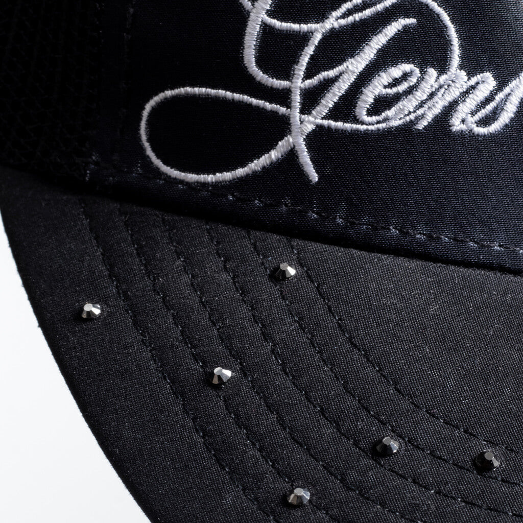 AURUM GEMS & STONES GRILLZ TRUCKER GORRA AJUSTABLE NEGRA