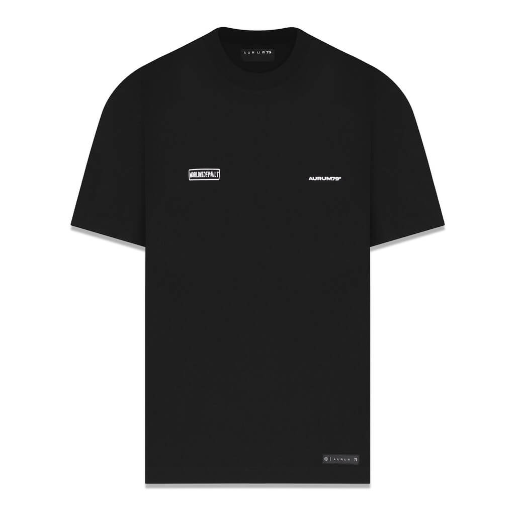 AURUM GEMS & STONES GOT JEWELS CAMISETA OVERSIZED NEGRA