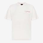 CULTURE WISE KONBINI CAMISETA BLANCA CRURSIVE LOGO CLASSIC ROJO