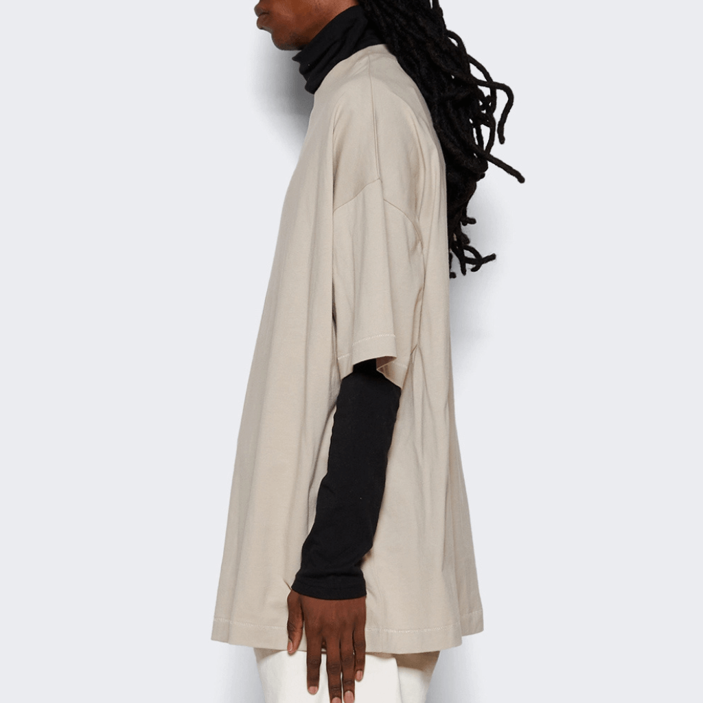 FEAR OF GOD ESSENTIALS CAMISETA OVERSIZE BEIGE