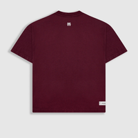 MONOIC TIMELESS V3 CAMISETA BOXY FIT VINOTINTO