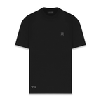 AURUM STARS I AURUM BLACK ON BLACK LINE CAMISETA OVERSIZED NEGRA