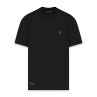 AURUM STARS I AURUM BLACK ON BLACK LINE CAMISETA OVERSIZED NEGRA