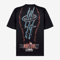 CULTUREWISE TWO STROKE SAINTS CAMISETA REGULAR RACING NEGRA