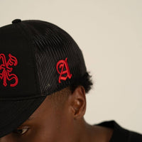 AP CROWN FIAT LUX CRUZ GORRA CAMIONERA AJUSTABLE TRUCKER NEGRA