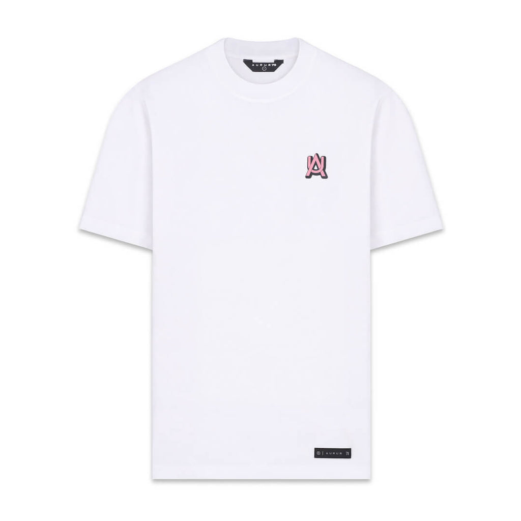AURUM TIMELESS MAGAZINE CAMISETA OVERSIZE BLANCA