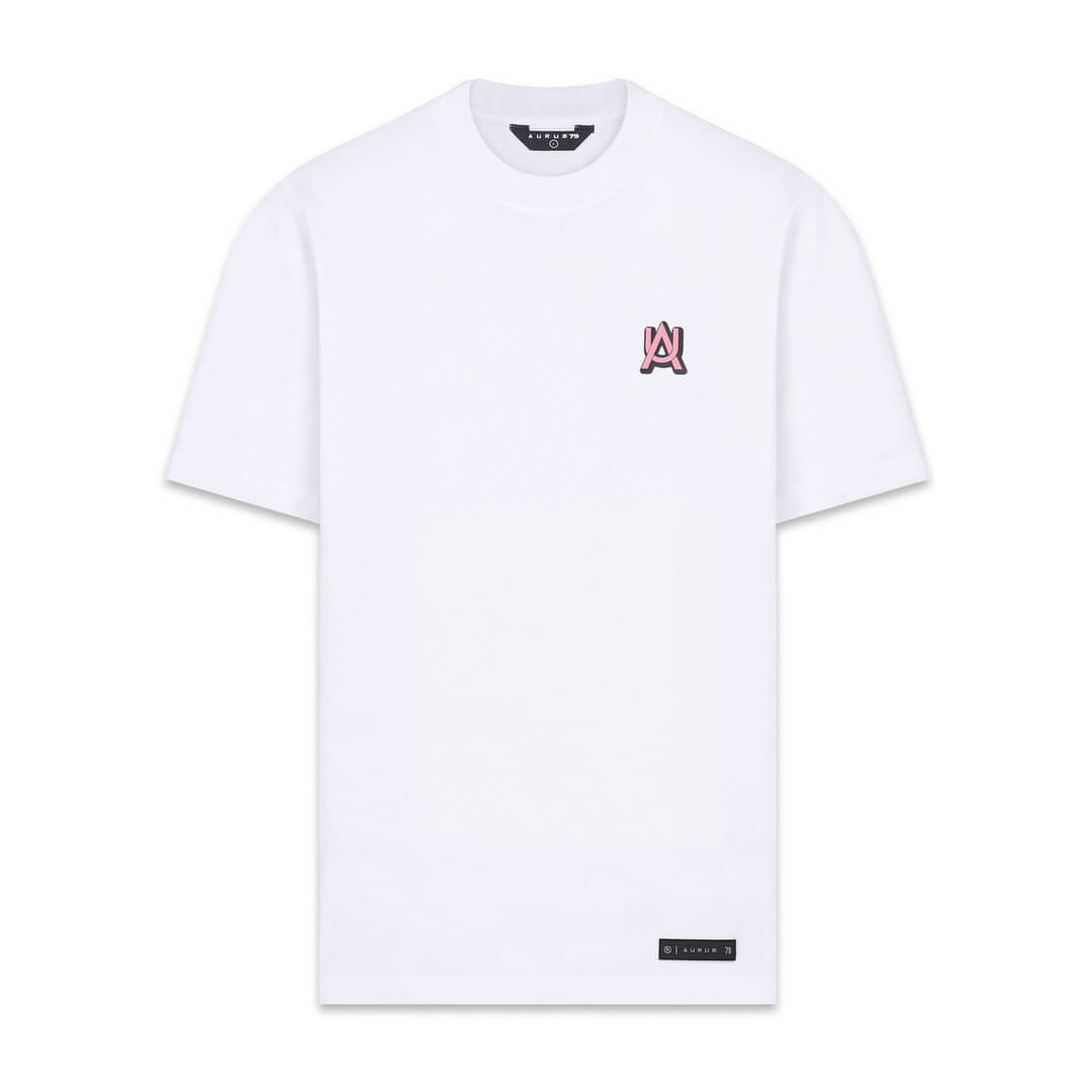 AURUM TIMELESS MAGAZINE CAMISETA OVERSIZE BLANCA