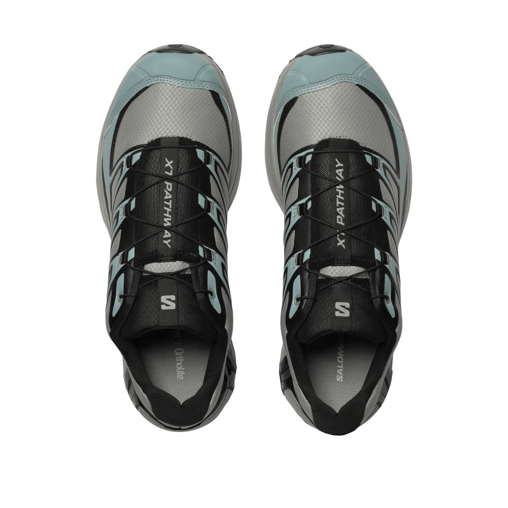 TENIS HOMBRE SALOMON XT-PATHWAY GHOST GRAY GRIS CLARO