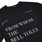 SINNERS FW25 CHAMPAGNE CAMISETA OVERSIZE NEGRA