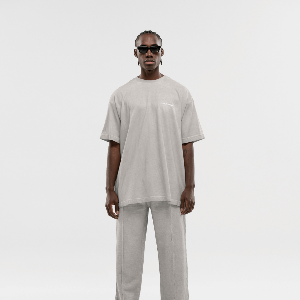 MONOIC TIMELESS V2 CAMISETA  OVERSIZED GRIS DESGASTADO