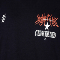 CULTUREWISE TWO STROKE SAINTS CAMISETA REGULAR RACING NEGRA