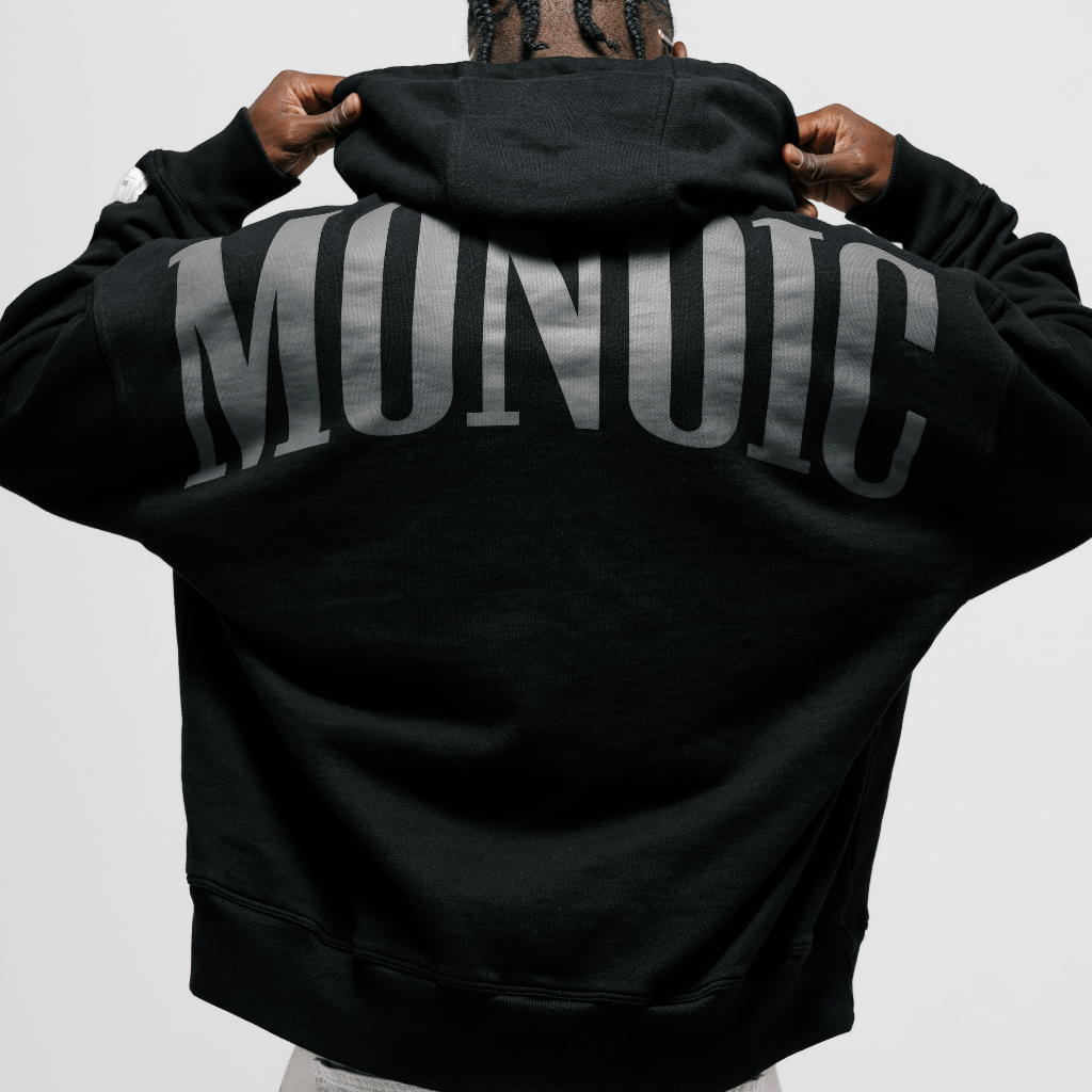 MONOIC TUTTO BENE I HOODIE OMBRA NEGRO OSCURO