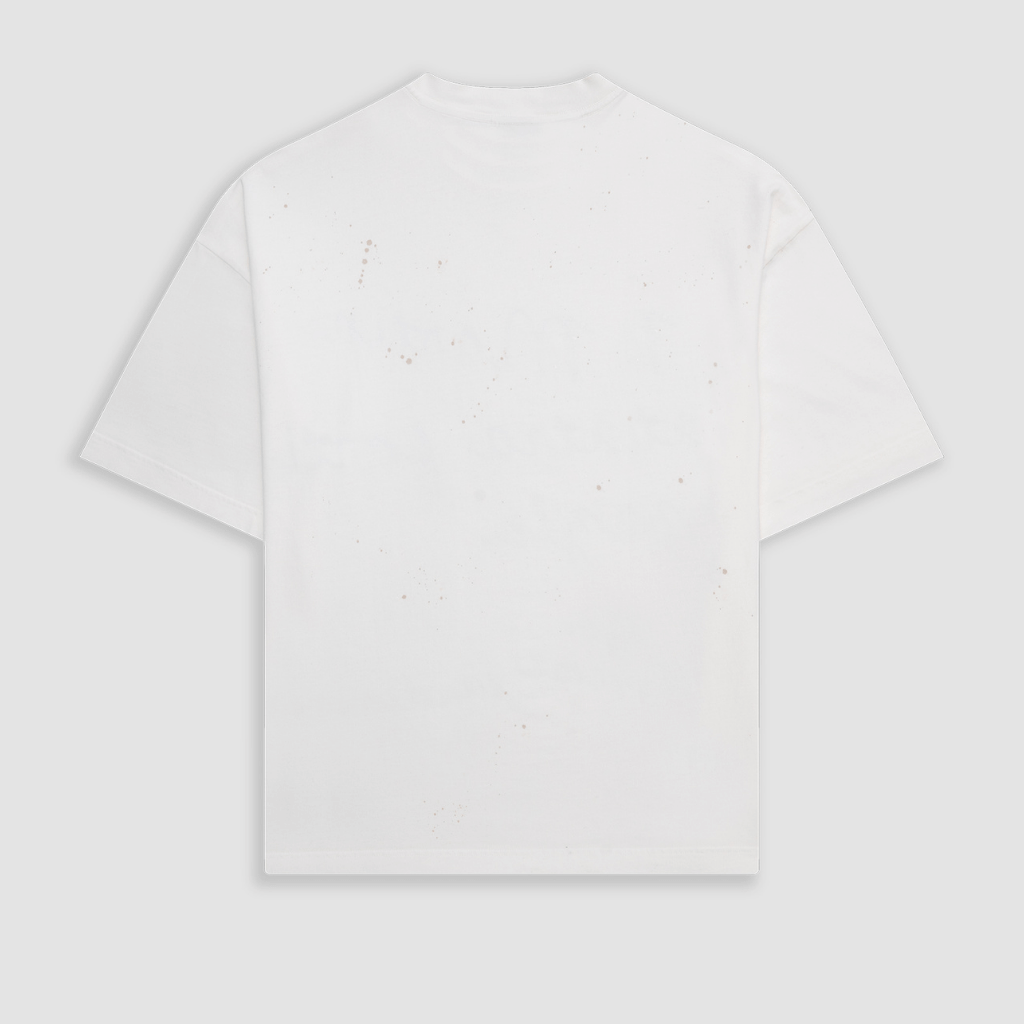 MONOIC TUTTO BENE 2 CAMISETA BOXY FIT DUE MARTINI BLANCO HUESO